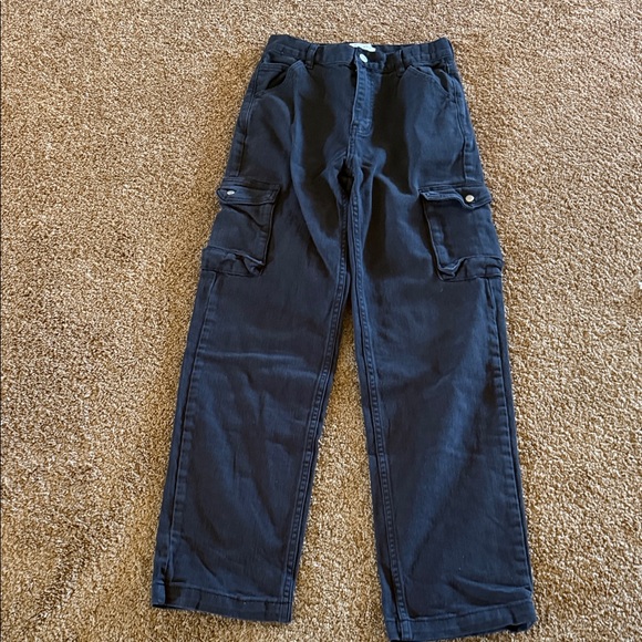 PacSun Denim - Women’s PacSun black Stretch dad jeans size 24 cargo style